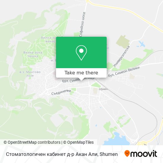 Стоматологичен кабинет д-р Акан Али map