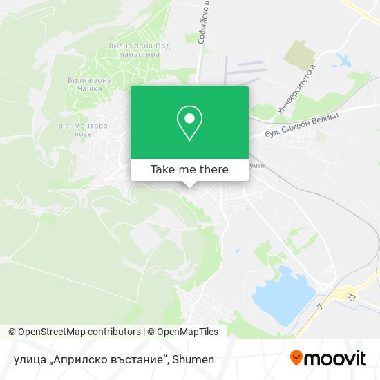 улица „Априлско въстание“ map