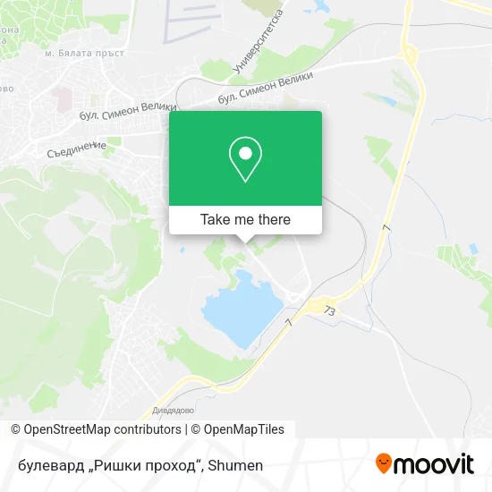 Карта булевард „Ришки проход“