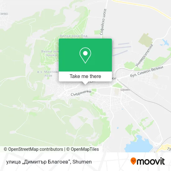 Карта улица „Димитър Благоев“