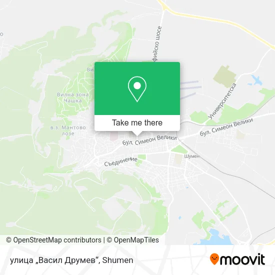 Карта улица „Васил Друмев“