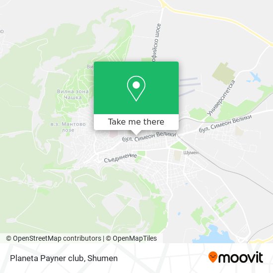 Planeta Payner club map