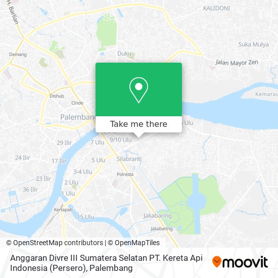 Anggaran Divre III Sumatera Selatan PT. Kereta Api Indonesia (Persero) map