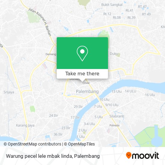 Warung pecel lele mbak linda map