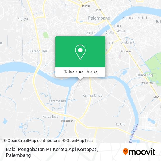 Balai Pengobatan PT.Kereta Api Kertapati map