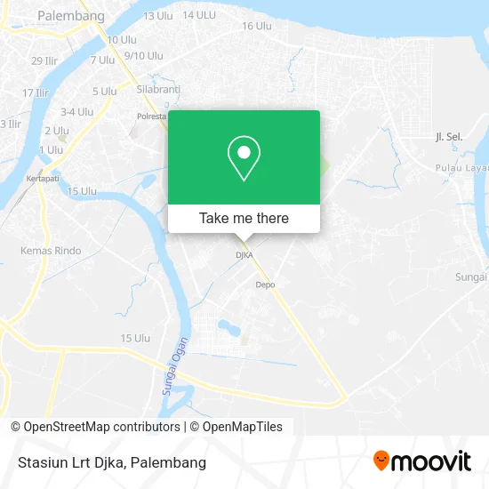 Stasiun Lrt Djka map