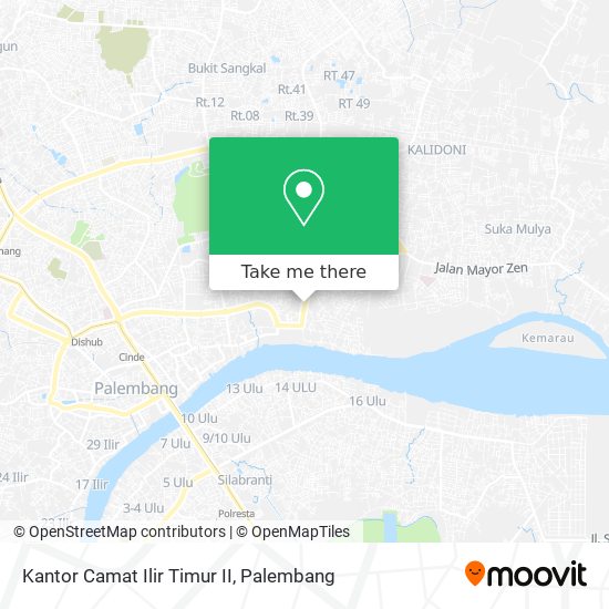 Kantor Camat Ilir Timur II map