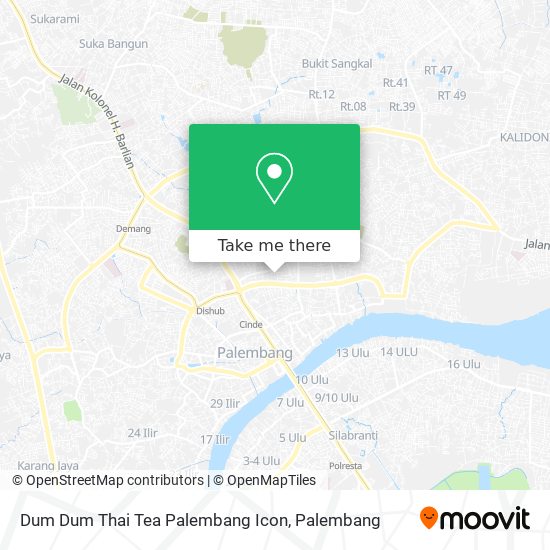 Dum Dum Thai Tea Palembang Icon map