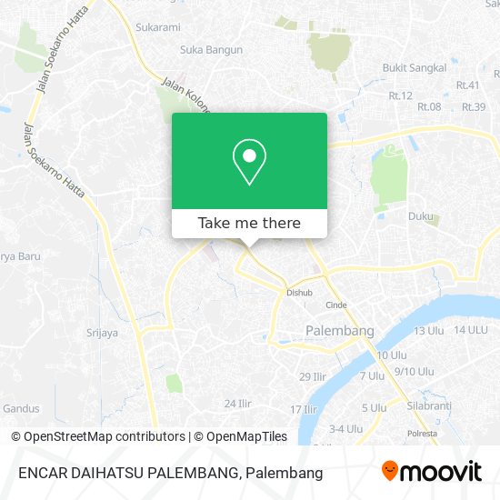ENCAR DAIHATSU PALEMBANG map