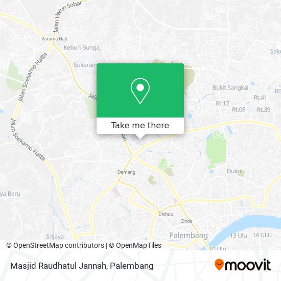 Masjid Raudhatul Jannah map