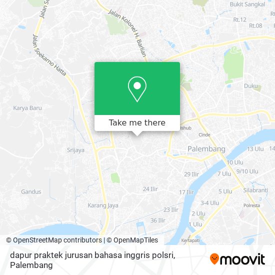 dapur praktek jurusan bahasa inggris polsri map