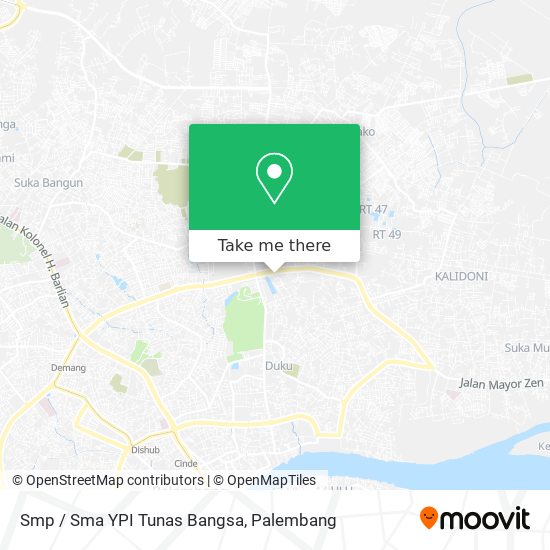 Smp / Sma YPI Tunas Bangsa map