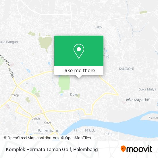 Komplek Permata Taman Golf map