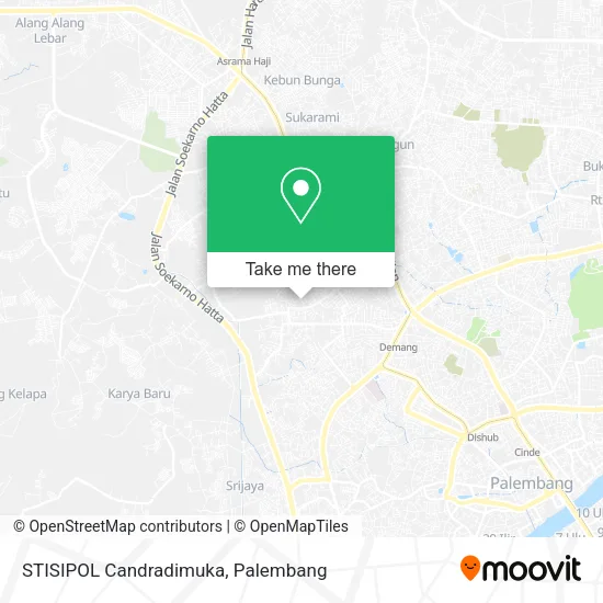 STISIPOL Candradimuka map