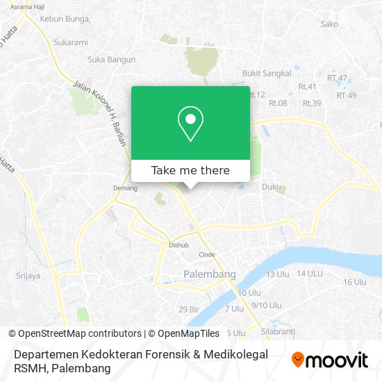 Departemen Kedokteran Forensik & Medikolegal RSMH map