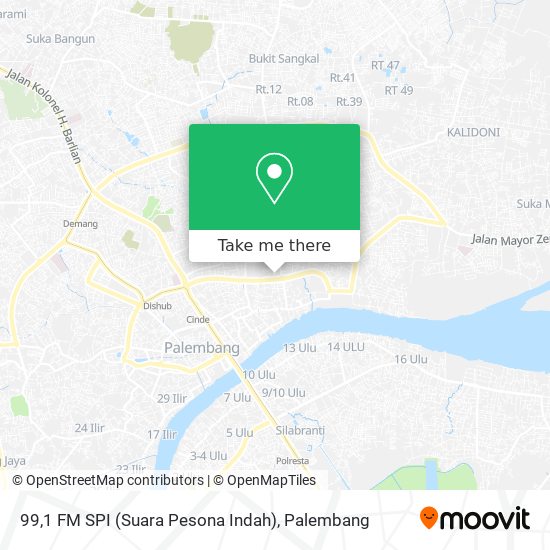 99,1 FM SPI (Suara Pesona Indah) map