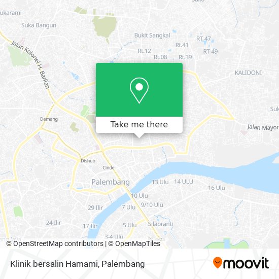 Klinik bersalin Hamami map