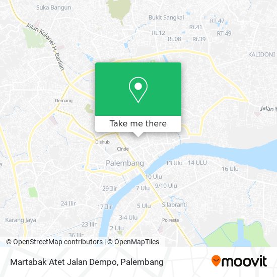Martabak Atet Jalan Dempo map