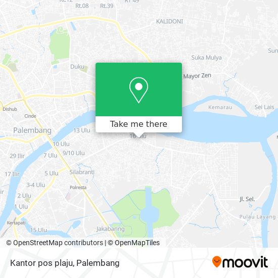 Kantor pos plaju map