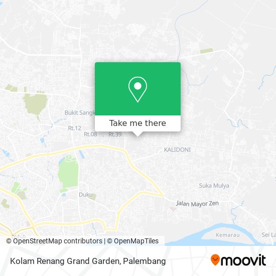 Kolam Renang Grand Garden map