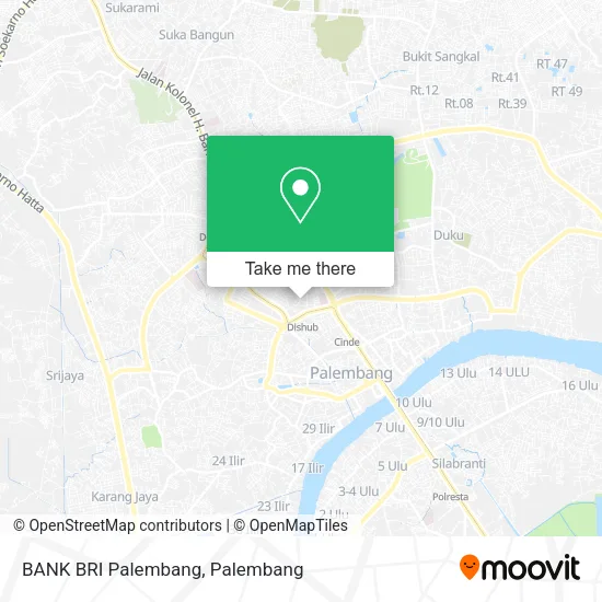 BANK BRI Palembang map