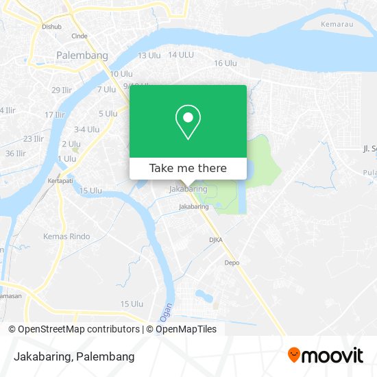 Jakabaring map