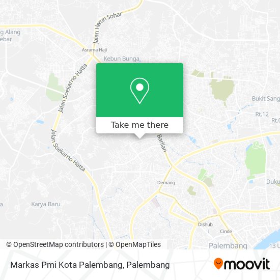 Markas Pmi Kota Palembang map