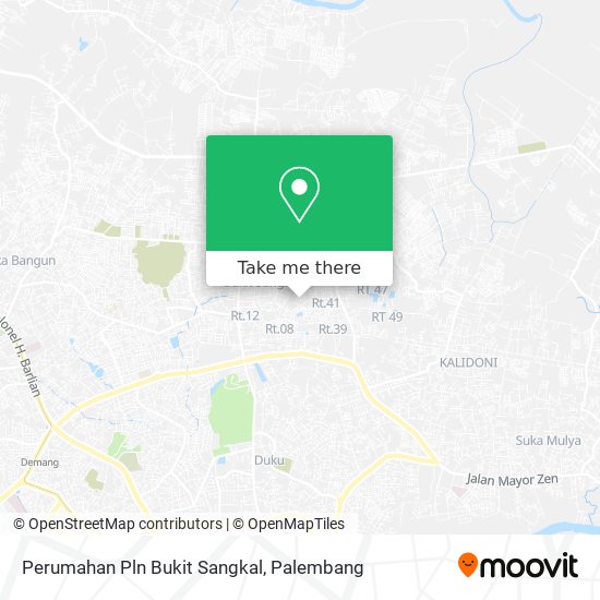 Perumahan Pln Bukit Sangkal map