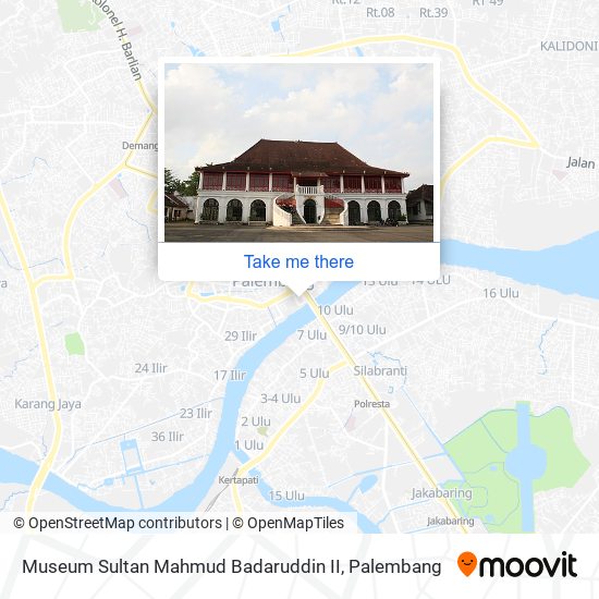 Museum Sultan Mahmud Badaruddin II map