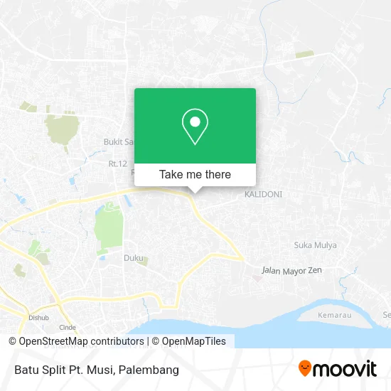Batu Split Pt. Musi map