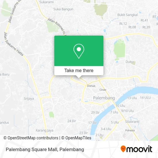 Palembang Square Mall map