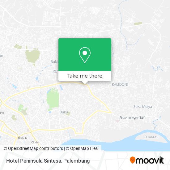 Hotel Peninsula Sintesa map