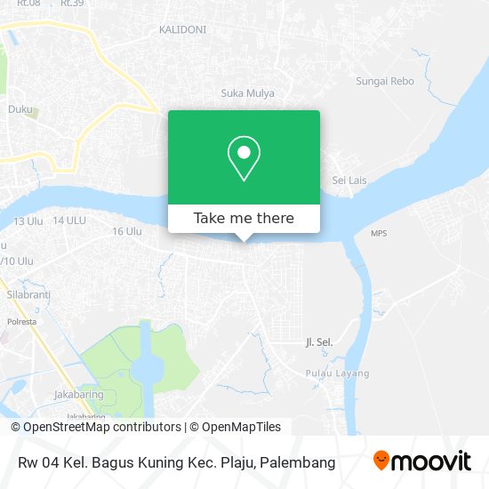 Rw 04 Kel. Bagus Kuning Kec. Plaju map