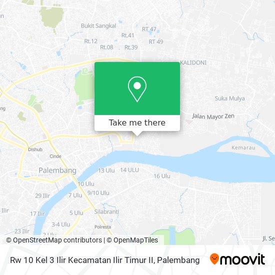 Rw 10 Kel 3 Ilir Kecamatan Ilir Timur II map