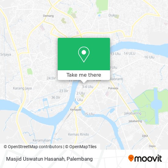 Masjid Uswatun Hasanah map