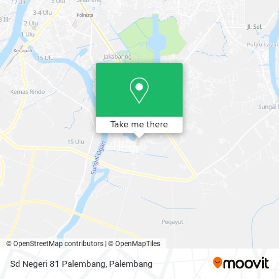 Sd Negeri 81 Palembang map