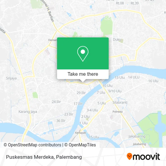 Puskesmas Merdeka map