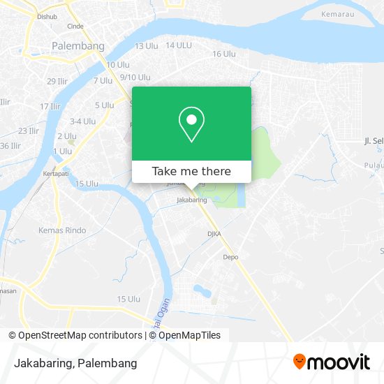 Jakabaring map