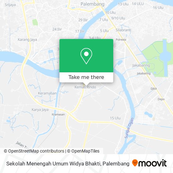 Sekolah Menengah Umum Widya Bhakti map