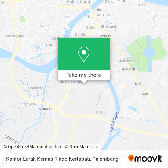 Kantor Lurah Kemas Rindo Kertapati map