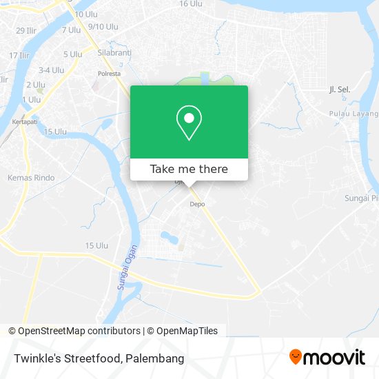 Twinkle's Streetfood map
