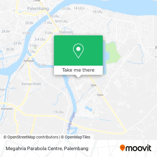 Megahria Parabola Centre map
