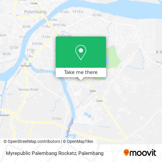 Myrepublic Palembang Rocketz map