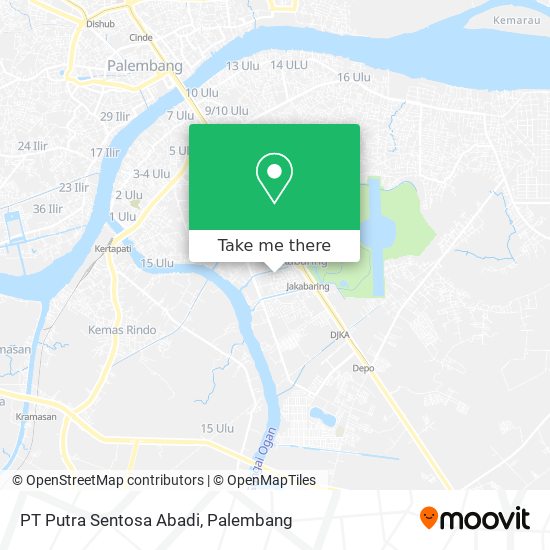 PT Putra Sentosa Abadi map