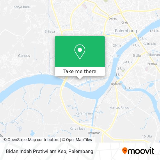 Bidan Indah Pratiwi am Keb map
