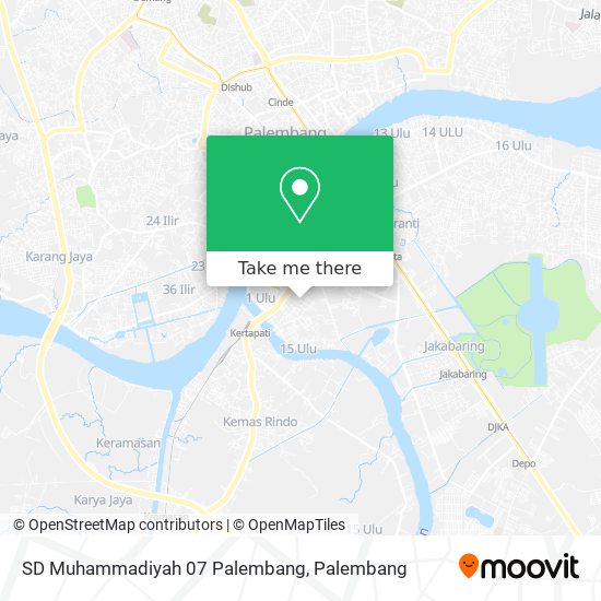 SD Muhammadiyah 07 Palembang map