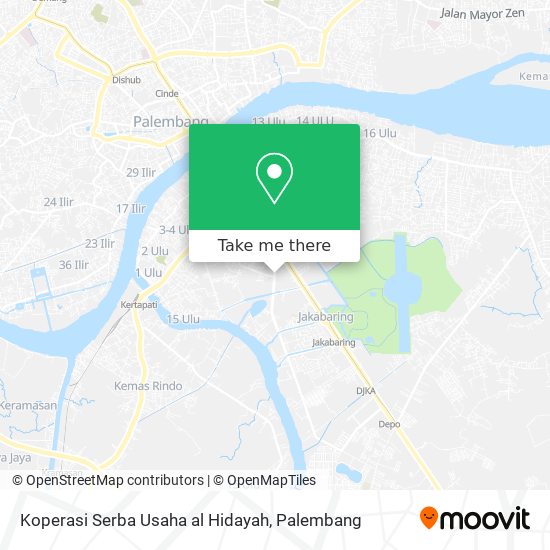 Koperasi Serba Usaha al Hidayah map
