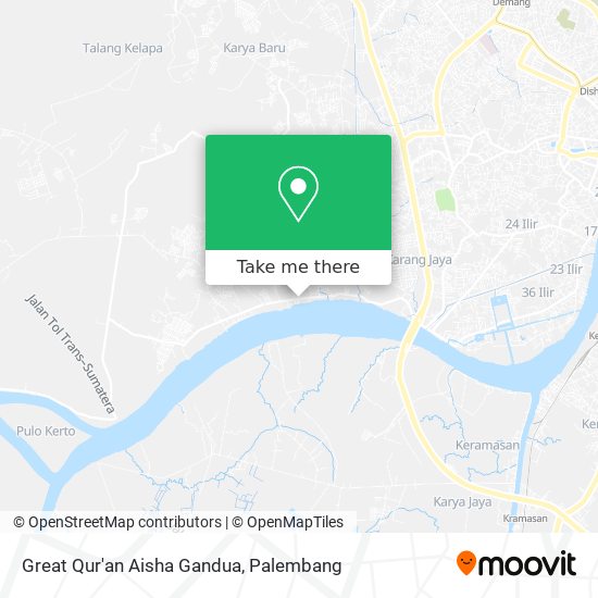 Great Qur'an Aisha Gandua map