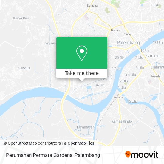 Perumahan Permata Gardena map