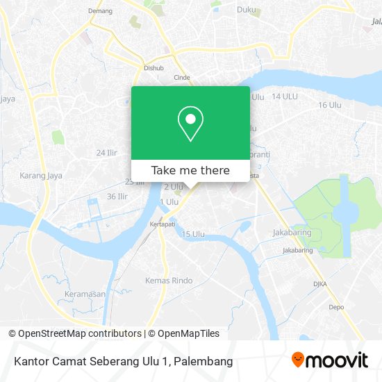 Kantor Camat Seberang Ulu 1 map